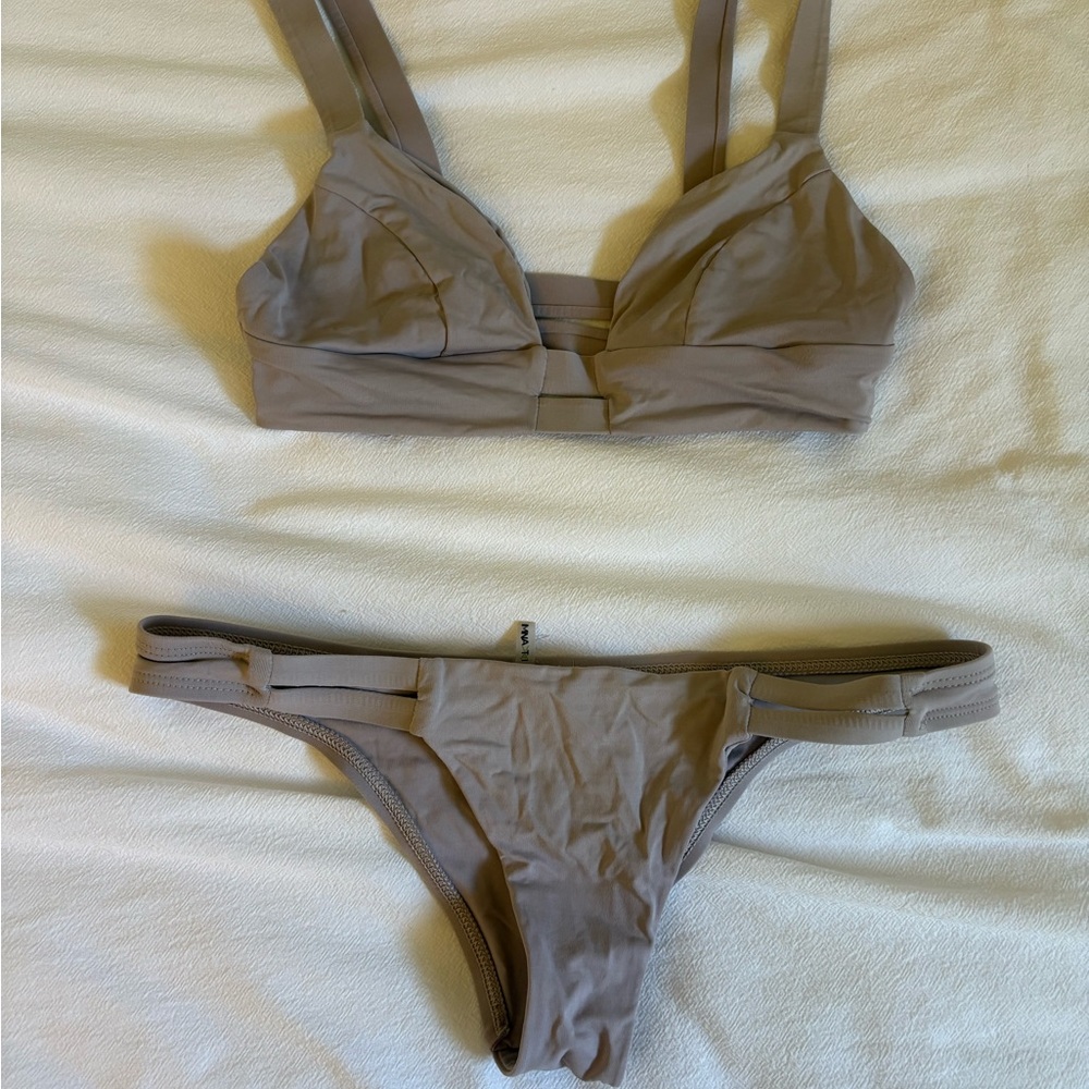 Vitamin A Taupe Women’s Bikini Set - Brand Not Visible